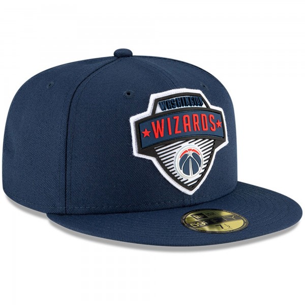 Бейсболка Washington Wizards New Era 2020 Tip Off 59FIFTY - Navy - официальный мерч NBA