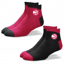 Atlanta Hawks For Bare Feet Womens 2-Pack Team Sleep Soft Socks