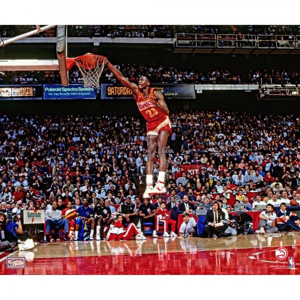 Unsigned Atlanta Hawks Dominique Wilkins Fanatics Authentic 1988 NBA Slam Dunk Contest Photograph