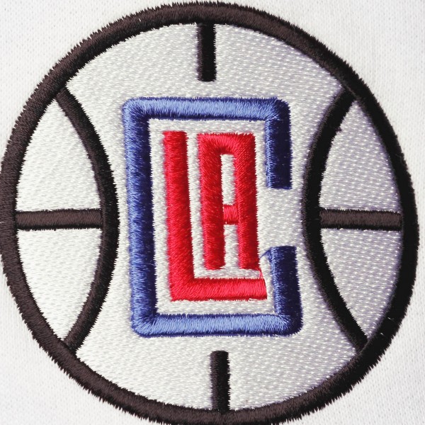 Толстовка на молнии LA Clippers Colorblock Wordmark - Red/Black - фирменная одежда NBA