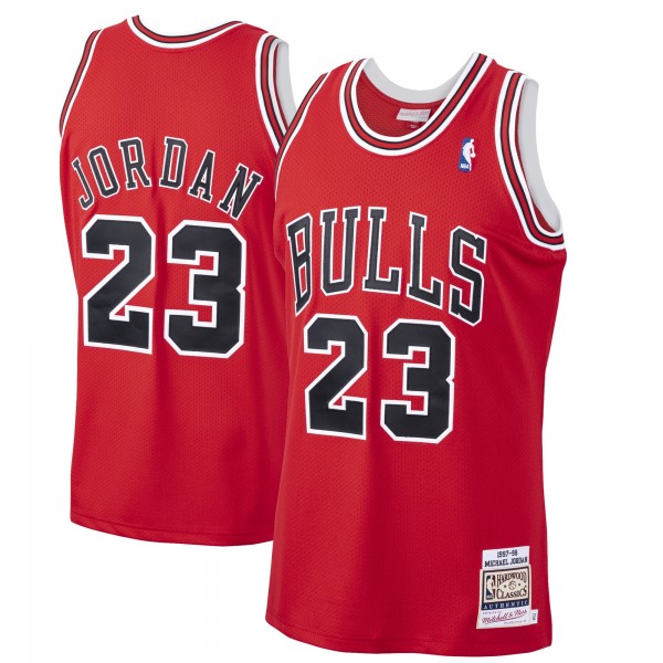 Игровая форма  Michael Jordan Chicago Bulls Mitchell & Ness 1997-98 Hardwood Classics Authentic Player - Red