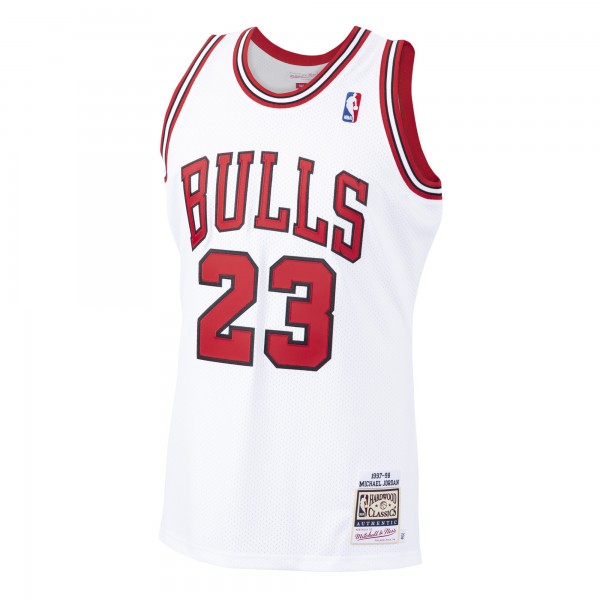 Игровая форма  Michael Jordan Chicago Bulls Mitchell & Ness 1997-98 Hardwood Classics Authentic Player - White