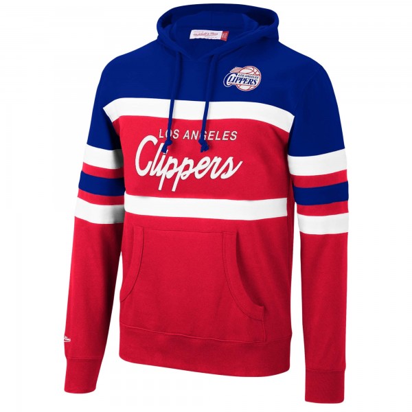 Толстовка LA Clippers Mitchell & Ness Head Coach - Royal/Red