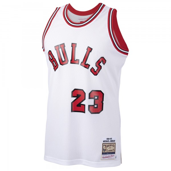 Игровая майка Michael Jordan Chicago Bulls Mitchell & Ness 1984-85 Hardwood Classics Rookie Authentic- White - оригинальная джерси НБА