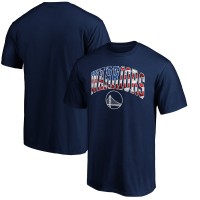Golden State Warriors Navy Banner Wave T-Shirt