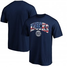 New York Knicks Banner Wave T-Shirt - Navy