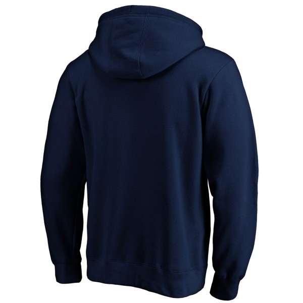 Chicago Bulls Navy Banner Wave Pullover Hoodie