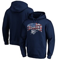 Толстовка Oklahoma City Thunder Navy Banner Wave