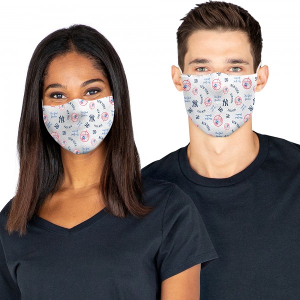Adult New York Yankees Fanatics All Over Logo Face Covering