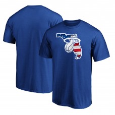 Miami Heat Royal Banner State T-Shirt
