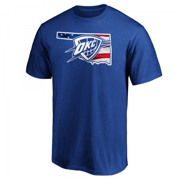 Футболка Oklahoma City Thunder Royal Banner State
