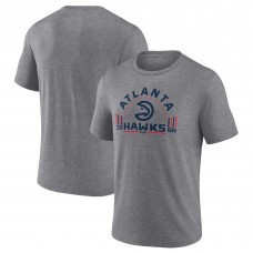 Футболка Atlanta Hawks Gray Team Freedom Tri-Blend