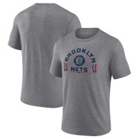 Футболка Brooklyn Nets Team Freedom Tri-Blend - Gray