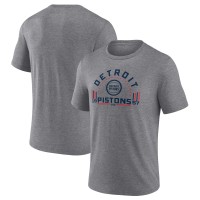 Detroit Pistons Gray Team Freedom Tri-Blend T-Shirt
