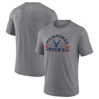 Футболка Milwaukee Bucks Team Freedom Tri-Blend - Gray