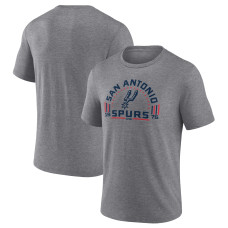 Футболка San Antonio Spurs Gray Team Freedom Tri-Blend