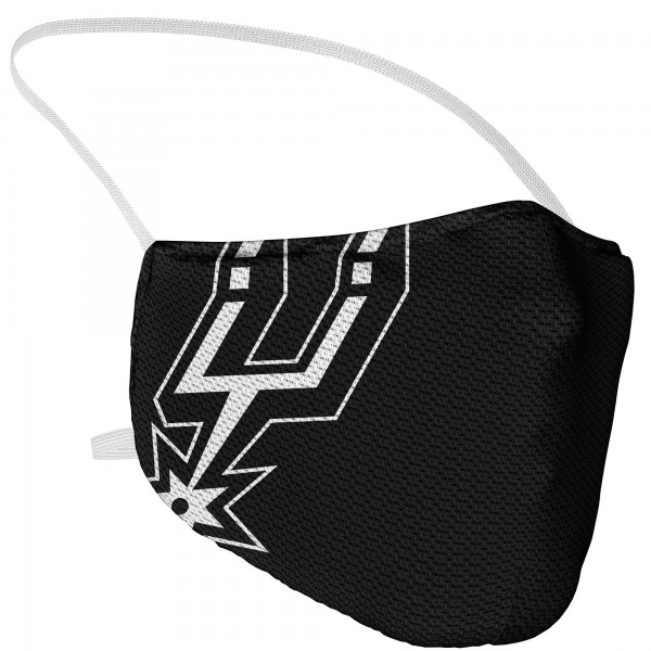 San Antonio Spurs Adult Blackout Logo Face Covering