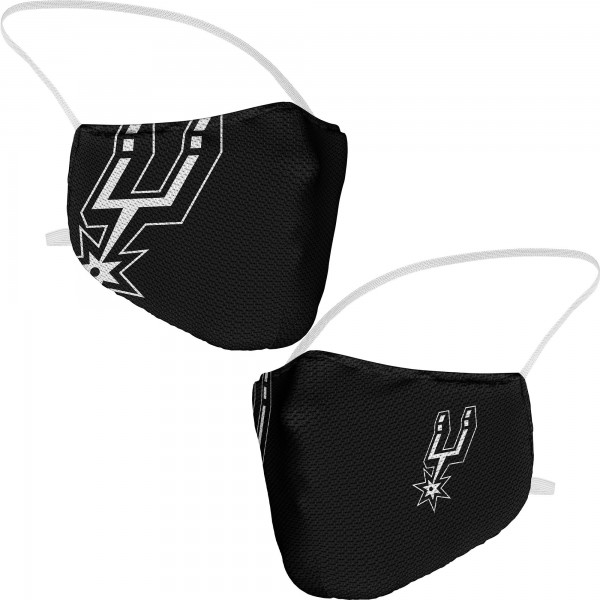 San Antonio Spurs Adult Blackout Logo Face Covering