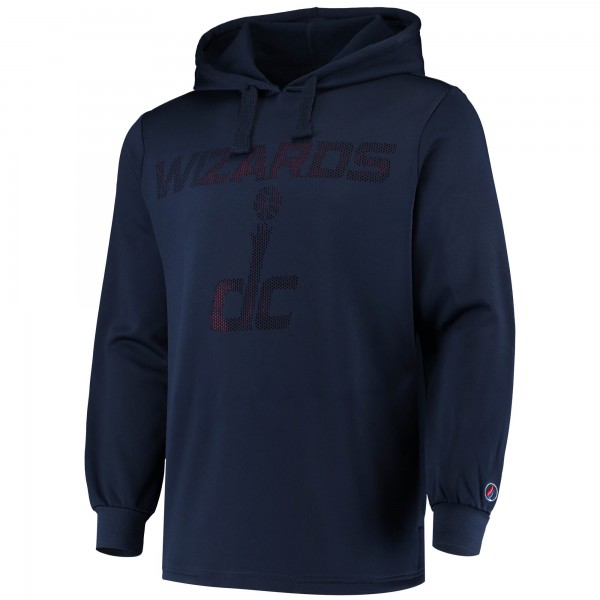 Толстовка с капюшоном Washington Wizards Contrast Perforated - Navy - фирменная одежда NBA