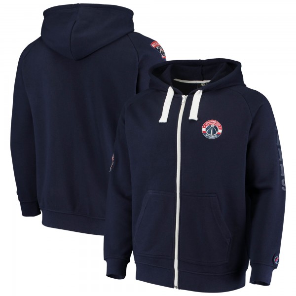 Толстовка на молнии Washington Wizards Logo Patch - Navy - фирменная одежда NBA