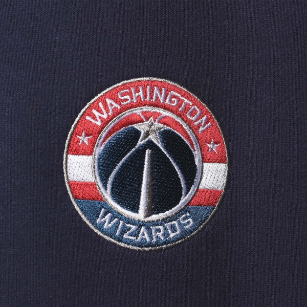 Толстовка на молнии Washington Wizards Logo Patch - Navy - фирменная одежда NBA