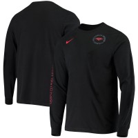 Футболка с длинным рукавом New Orleans Pelicans Nike Circle Logo - Black