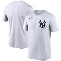 New York Yankees Nike White Wordmark Legend Performance T-Shirt