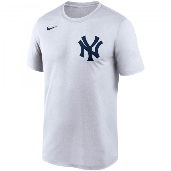 New York Yankees Nike White Wordmark Legend Performance T-Shirt
