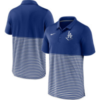 Поло Los Angeles Dodgers Nike Royal/Gray Home Plate Striped