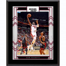 Miami Heat Bam Adebayo Authentic 10.5 x 13 Sublimated Player Plaque
