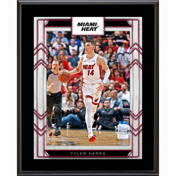 Miami Heat Tyler Herro Authentic 10.5 x 13 Sublimated Player Plaque
