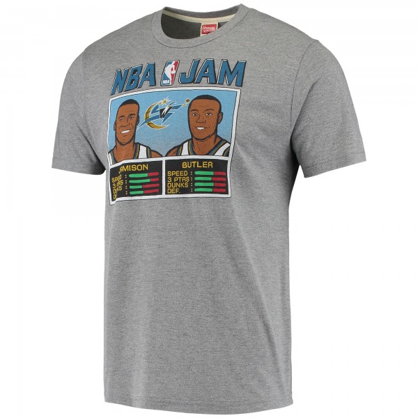 Футболка Antawn Jamison/Caron Butler Washington Wizards Homage NBA Jam - Gray