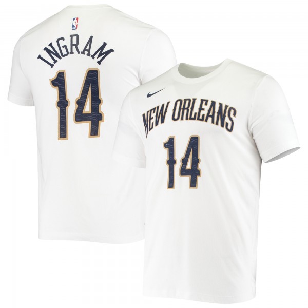 Футболка Brandon Ingram New Orleans Pelicans Nike Performance - White