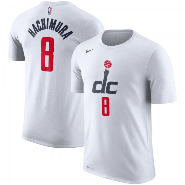 Футболка Rui Hachimura Washington Wizards Nike Alternate Logo Performance - White