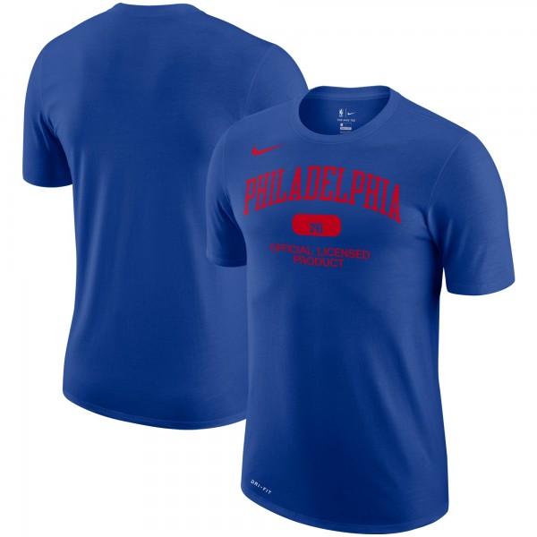 Футболка Philadelphia 76ers Nike Essential Heritage Performance - Royal