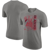Футболка Portland Trail Blazers Nike Essential Hoop Performance - Heathered Gray