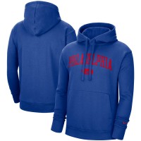Толстовка с капюшоном Philadelphia 76ers Nike Heritage Essential - Royal