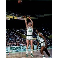 Unsigned Boston Celtics Larry Bird Fanatics Authentic Jump Shot Photograph
