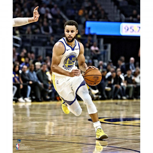 Unsigned Golden State Warriors Stephen Curry Fanatics Authentic Dribbling Photograph