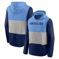 Толстовка с капюшоном Memphis GrizzliesLinear Logo Comfy Colorblock - Light Blue/Navy