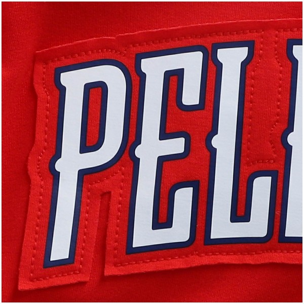 Толстовка с капюшоном New Orleans Pelicans Linear Logo Comfy Colorblock - Red/Navy - фирменная одежда NBA