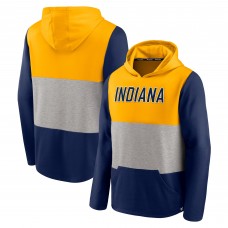 Толстовка с капюшоном Indiana Pacers Linear Logo Comfy Colorblock - Gold/Navy