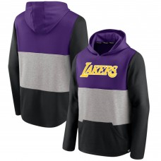 Толстовка с капюшоном Los Angeles Lakers Linear Logo Comfy Colorblock - Purple/Black