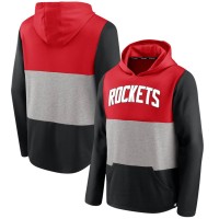 Толстовка с капюшоном Houston Rockets Linear Logo Comfy Colorblock - Red/Black