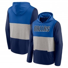 Толстовка с капюшоном Dallas Mavericks Linear Logo Comfy Colorblock - Blue/Navy