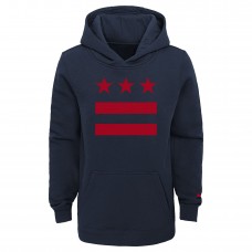 Детская толстовка Washington Wizards Nike 2020/21 City Edition Essential Club - Navy