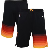 Детские шорты Utah Jazz Nike 2021/22 City Edition Swingman - Black