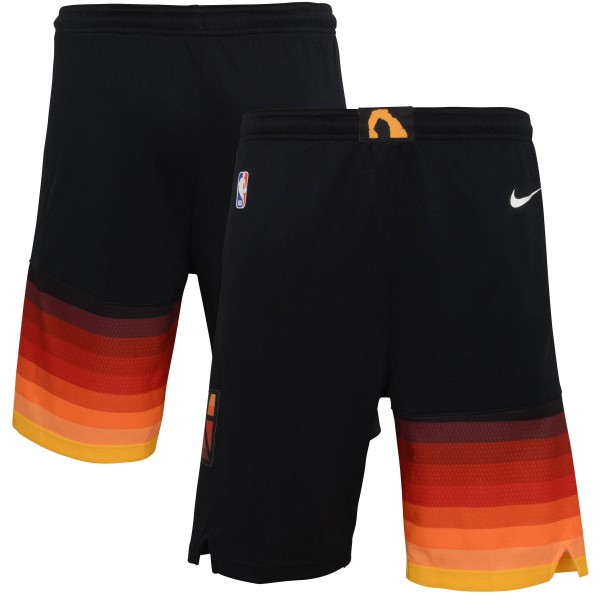 Детские шорты Utah Jazz Nike 2021/22 City Edition Swingman - Black - атрибутика NBA