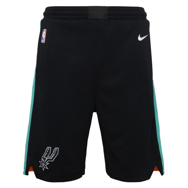 Детские шорты San Antonio Spurs Nike 2020/21 City Edition Swingman - Black - атрибутика NBA
