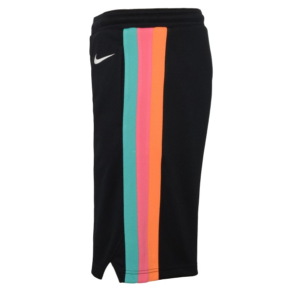 Детские шорты San Antonio Spurs Nike 2020/21 City Edition Swingman - Black - атрибутика NBA